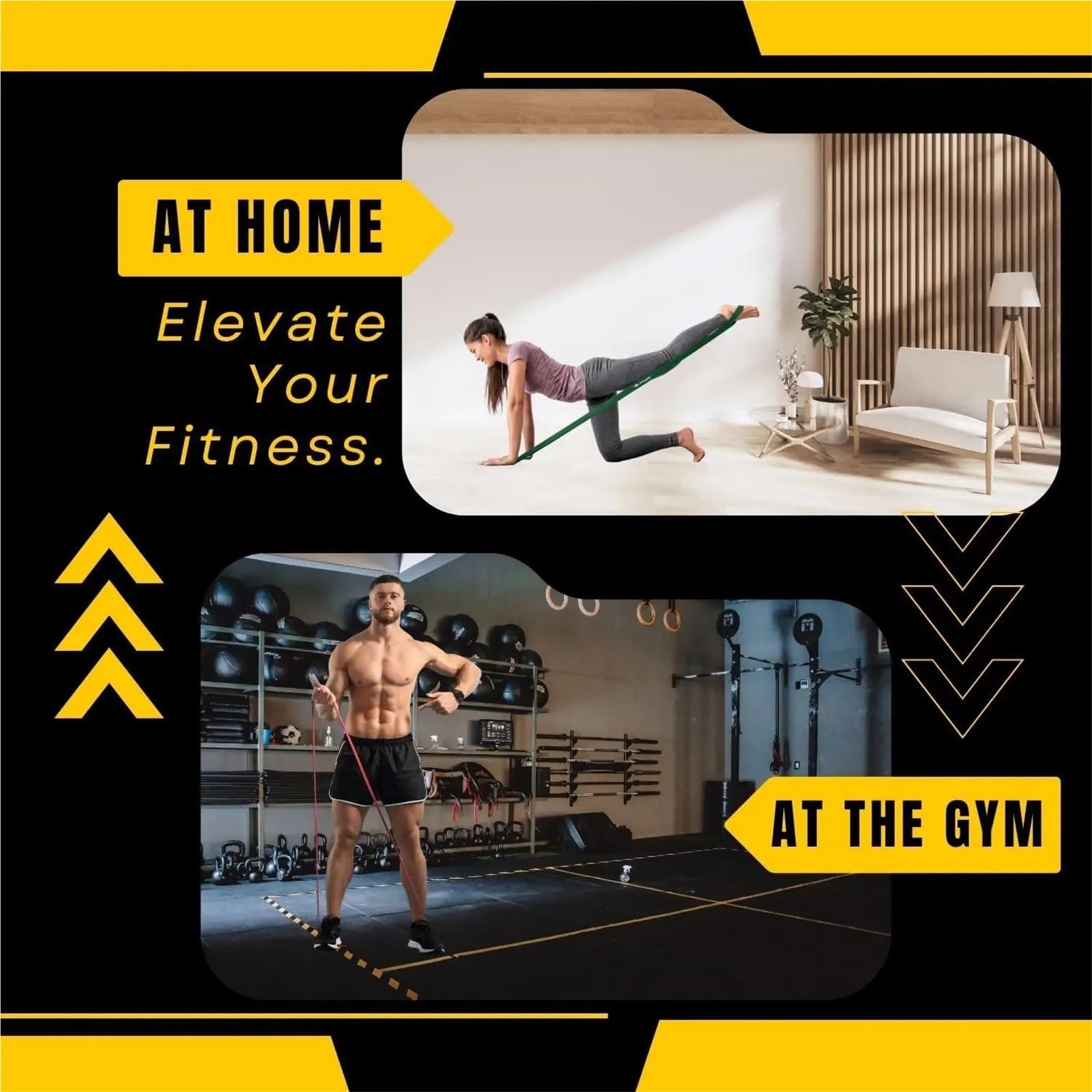 Gomas Elasticas Musculacion Bandas De Resistencia Al Ejercicio | Expansor elástico del equipo de la aptitud del entrenamiento for el gimnasio en casa