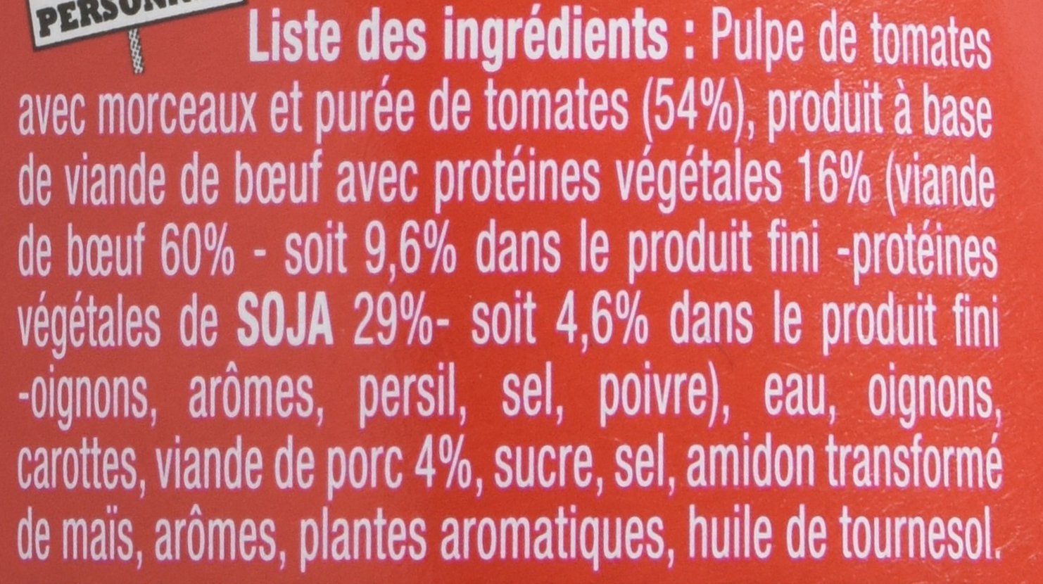 Panzani Sauce Bolo Ball'S au Bœuf 400 g - Lot de 3