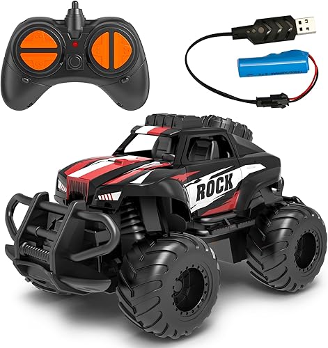 TecBillion Auto a control remoto para niños de 2 a 5 años, a escala 143, recargable, juguete de 2 a 4 años, mini camión de juguete para regalos de