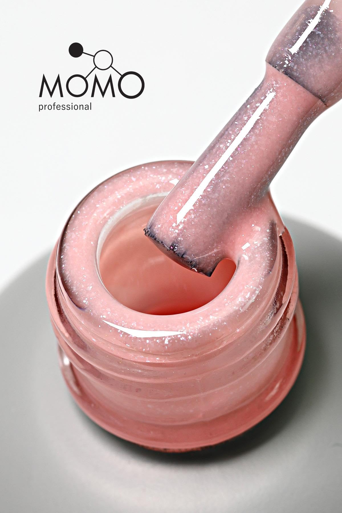 MOMO professional Kalıcı Oje S008 Simli Açık Yavruağzı 14 ml