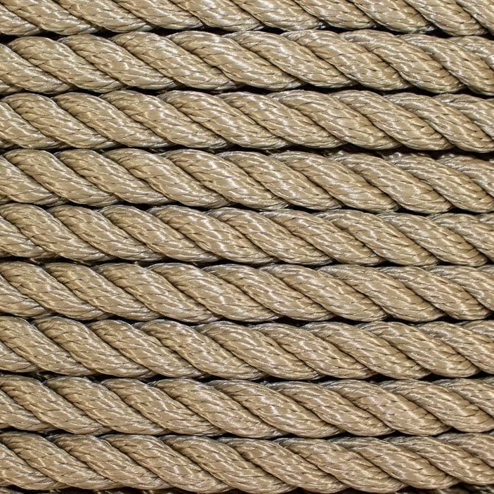 Miniatura 6 de SGT KNOTS Twisted MFP - Cuerda ligera multifilimento para proyectos de decoración, usos en sitios de construcción (14 x 100 pies, bronceado)