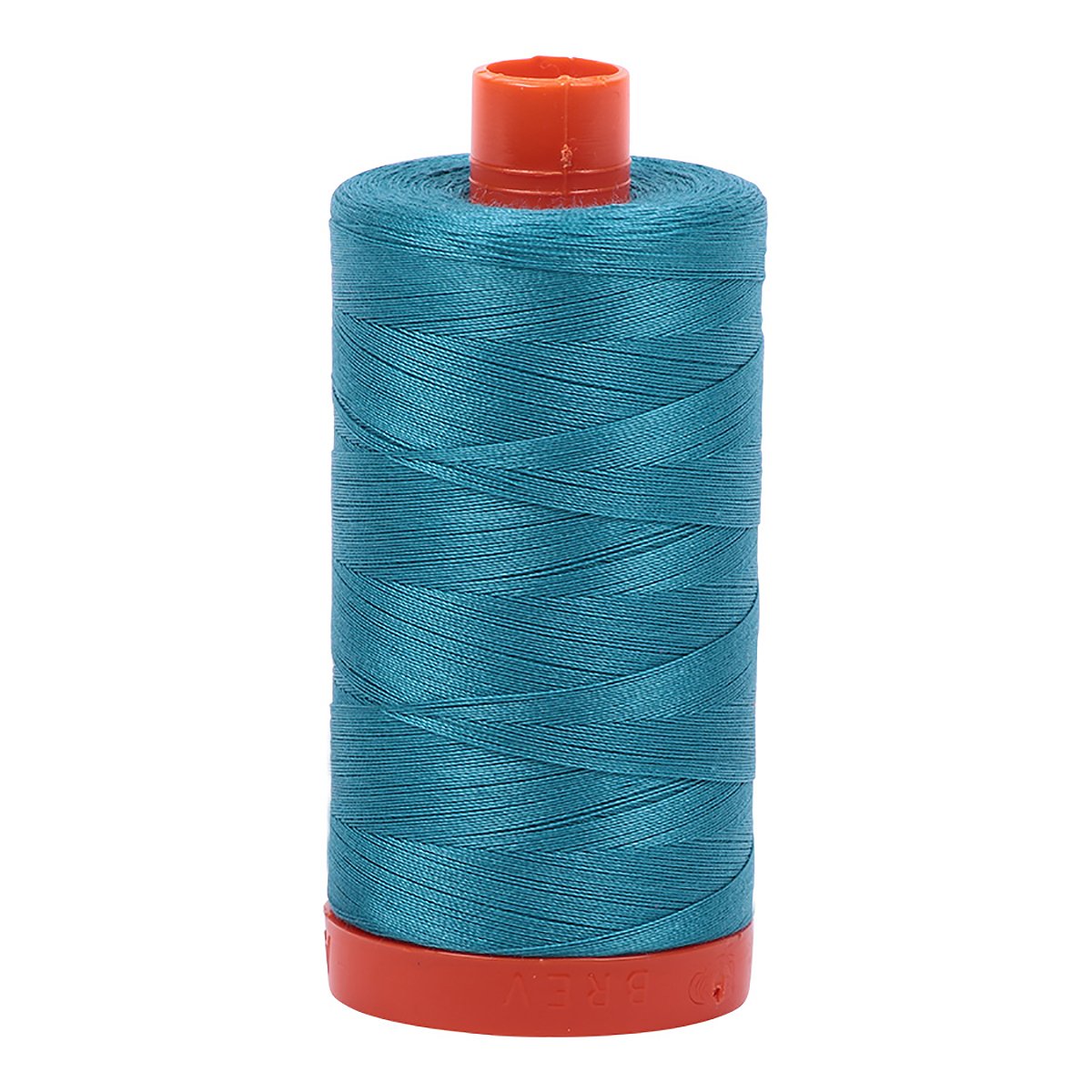 Aurifil A1050-4182 Mako Cotton Thread Solid 50wt 1422yds,Dark Turquoise, 1,422 yd