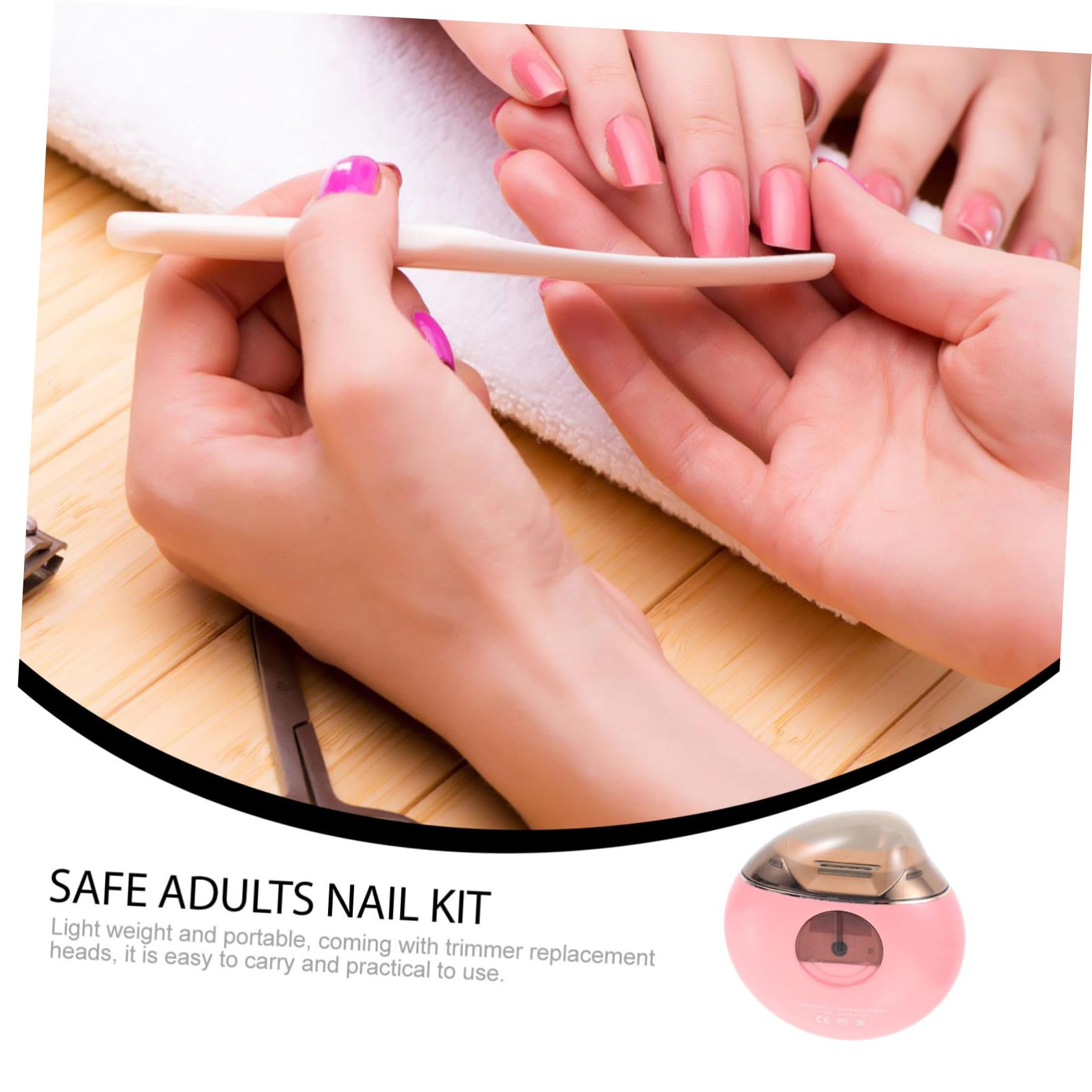 Cortauñas Eléctrico Para Adultos Herramienta De Pedicura Kit Manicura Con Accesorios De Uñas De Cortador De Uñas Eléctrico