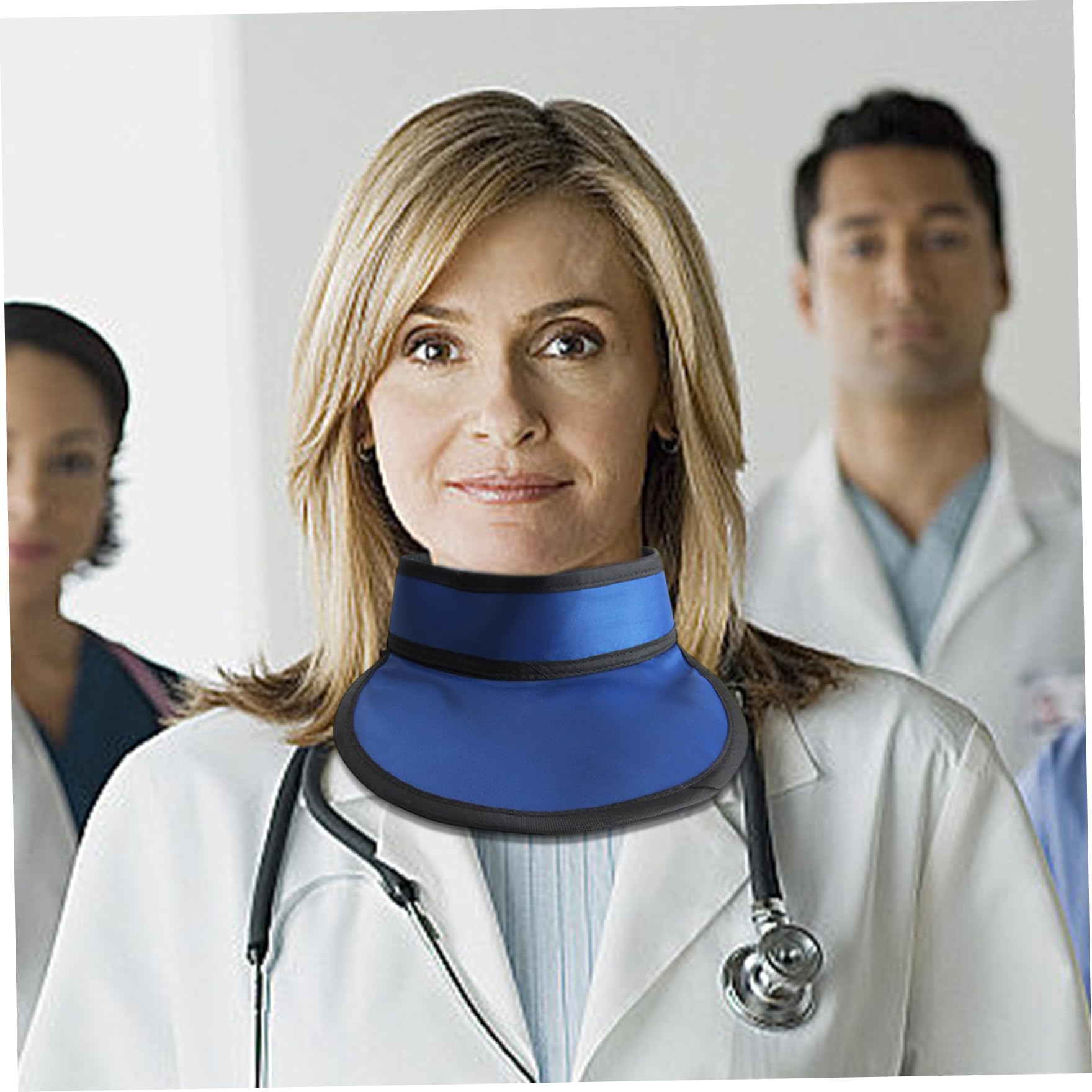 Bouclier de thyroïde Radiation Protection Large Collier de plomb X-Rray Protection Couverture collier bouclier thyroïde pour les fournitures hospitalières