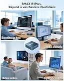 BMAX Mini PC B1 Plus Intel Celeron J3355 6GB LPDDR3, 128GB eMMC [Expandable to 2TB SSD] Mini Desktop Computer Dual Display 4K@60Hz HDMI x 2 | USBx4 | WiFi 5 | Bluetooth | for Office / Home - 10