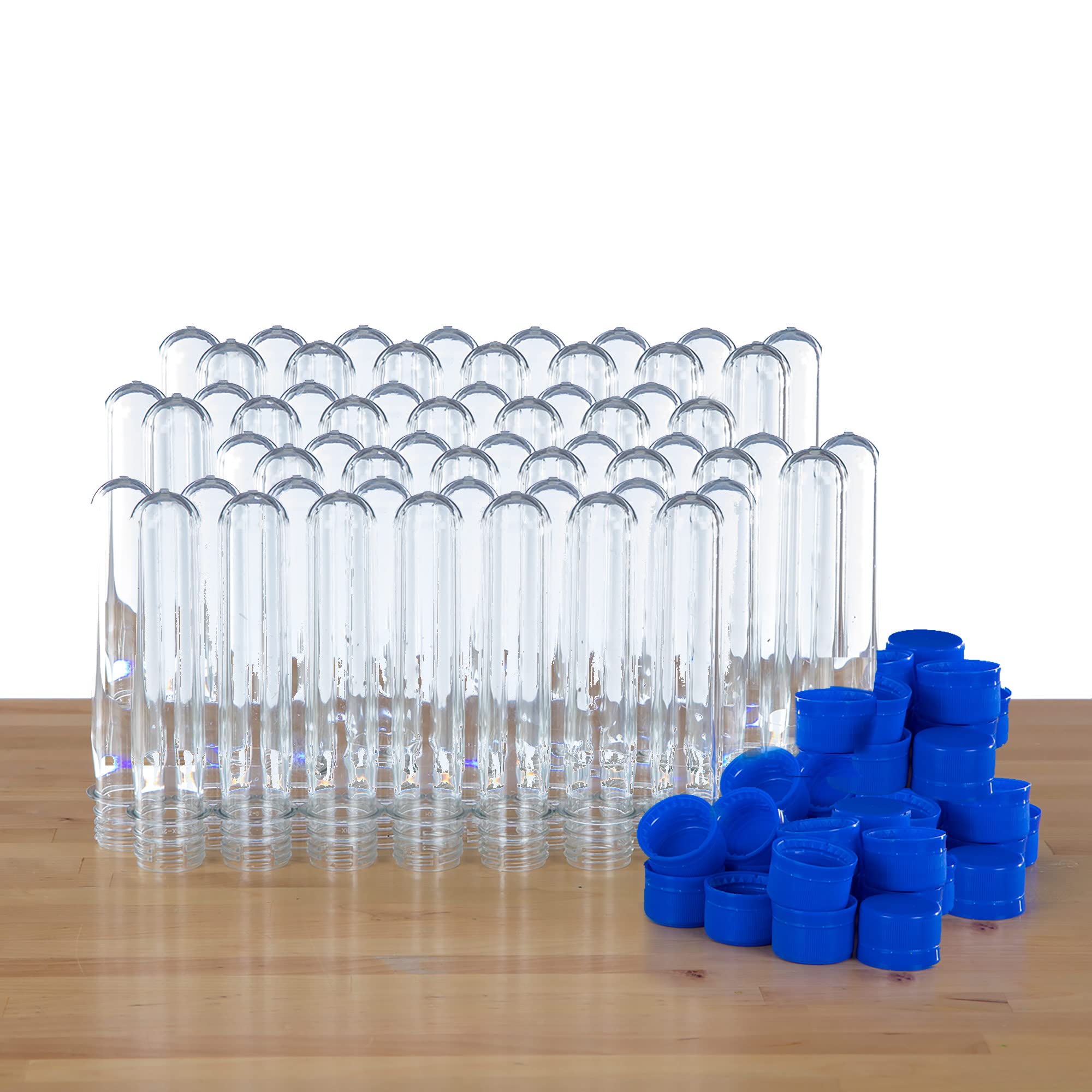 Steve Spangler'Large Plastic Test Tubes with Caps, Test Tubes for Kids, 60 Pack