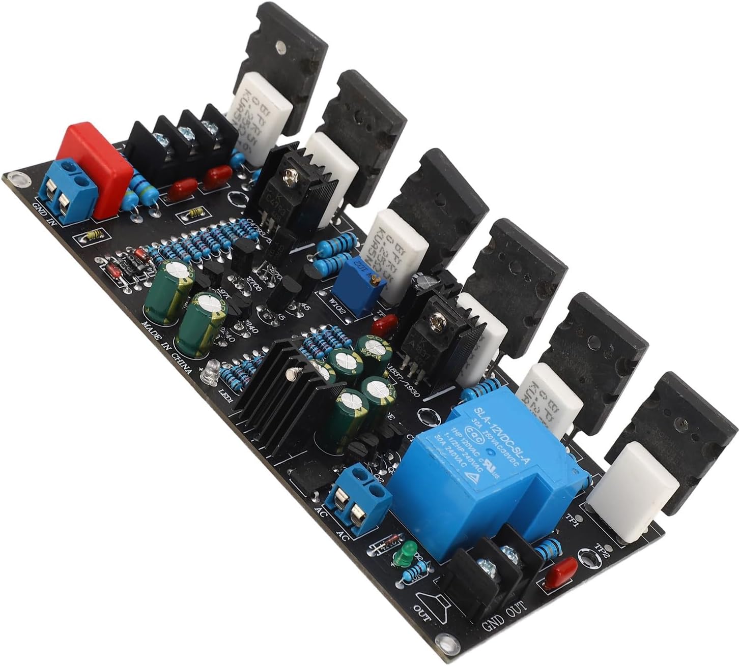 300W Power Amplifier Board, Optimized Circuit, Strong Drive Force, Wide Voltage Range, Speaker Protection, Easy Installation, for Audio Rear Amplification Module with DC ±20‑90V