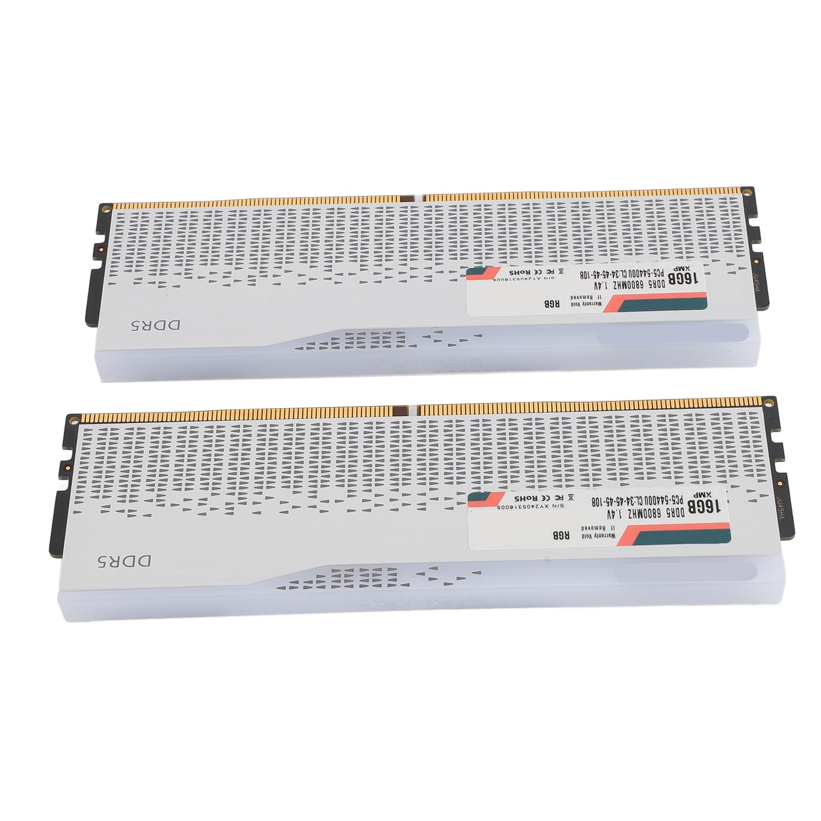 Generic Zestaw Pamięci RAM DDR5 32 GB (2x16 GB) 6800 MHz PC5-54400U CL34-45-45-108 RGB dla Zaawansowanych Użytkowników Komputerów Stacjonarnych