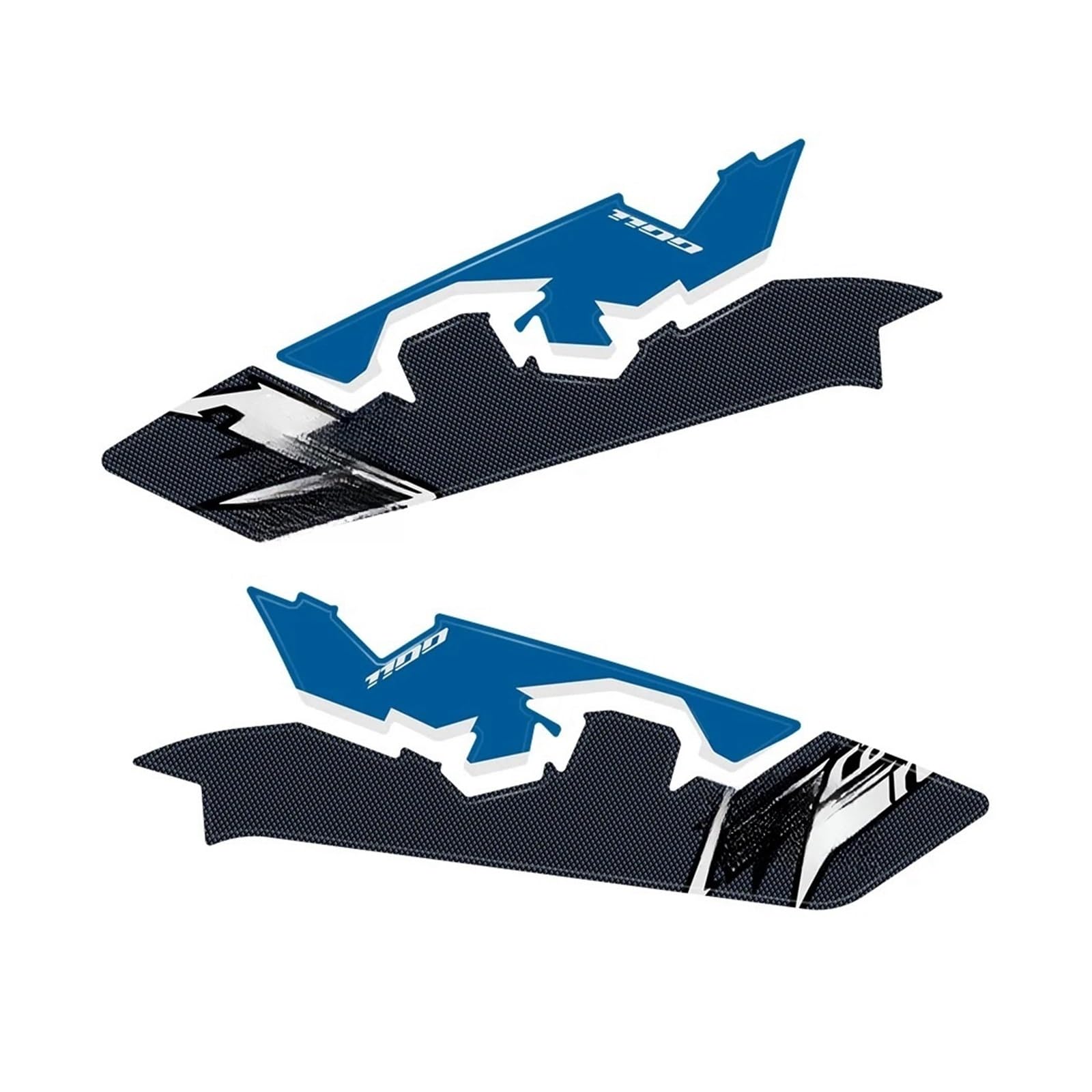 Sbdjgdsls Side Tank Pads -B For Crf 1100L For Africa Twin 2024 Crf1100l For Africa Twin Accessories Motorcycle 3D Epoxy Resin Sticker Protection Fuel Tank Fuel Tanks Pads
