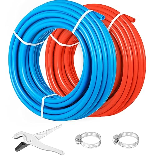 Happybuy Oxygen O2 Barrier PEX Tubing - 2 Rolls of