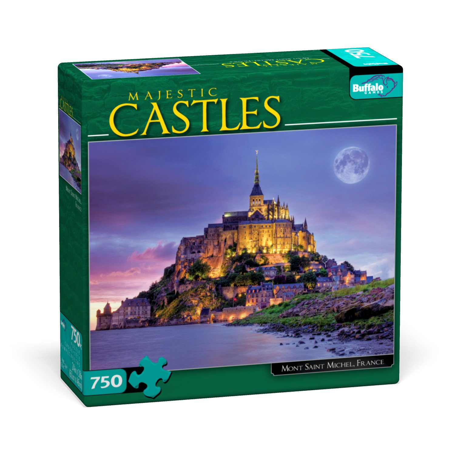 Amazon.com: Buffalo Games Majestic Castle, Mont Saint Michel