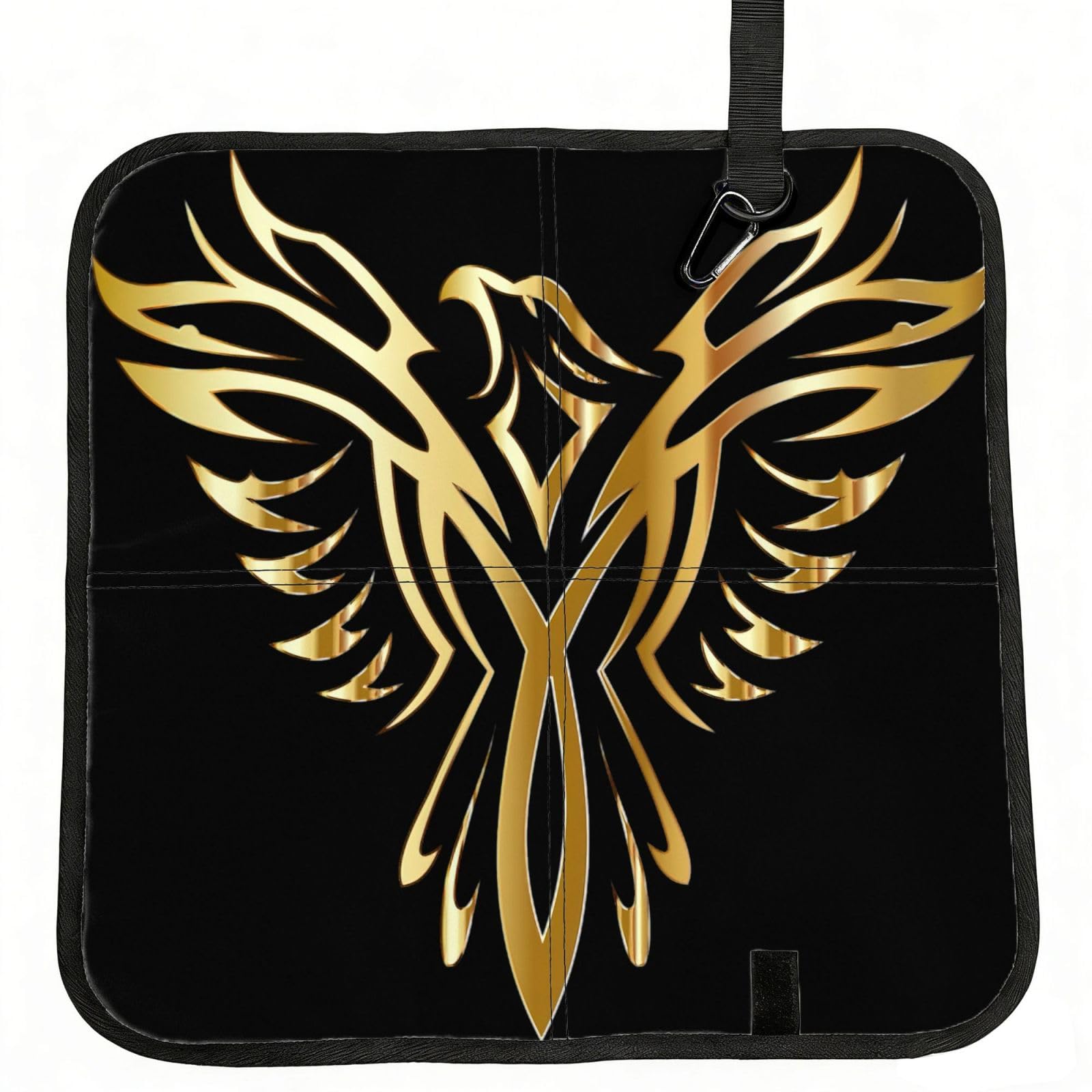 KAPPTYY Phoenix Printed Bleacher Seat Cushion PE Foam Filling, Foldable Sitting Pad for Concert Stadium Events