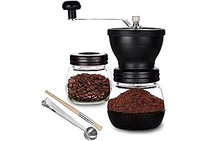 PARACITY Coffee Bean Grinder, Manual Mill with Ceramic Burr