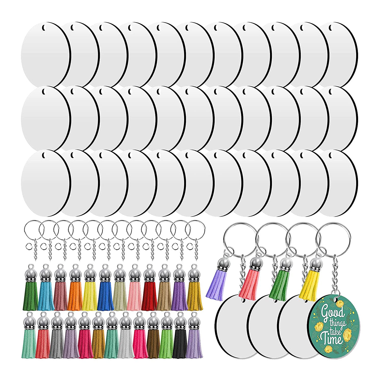 Porte-clés ébauches de sublimation anti-rayures pour réussir tous vos transferts DIY