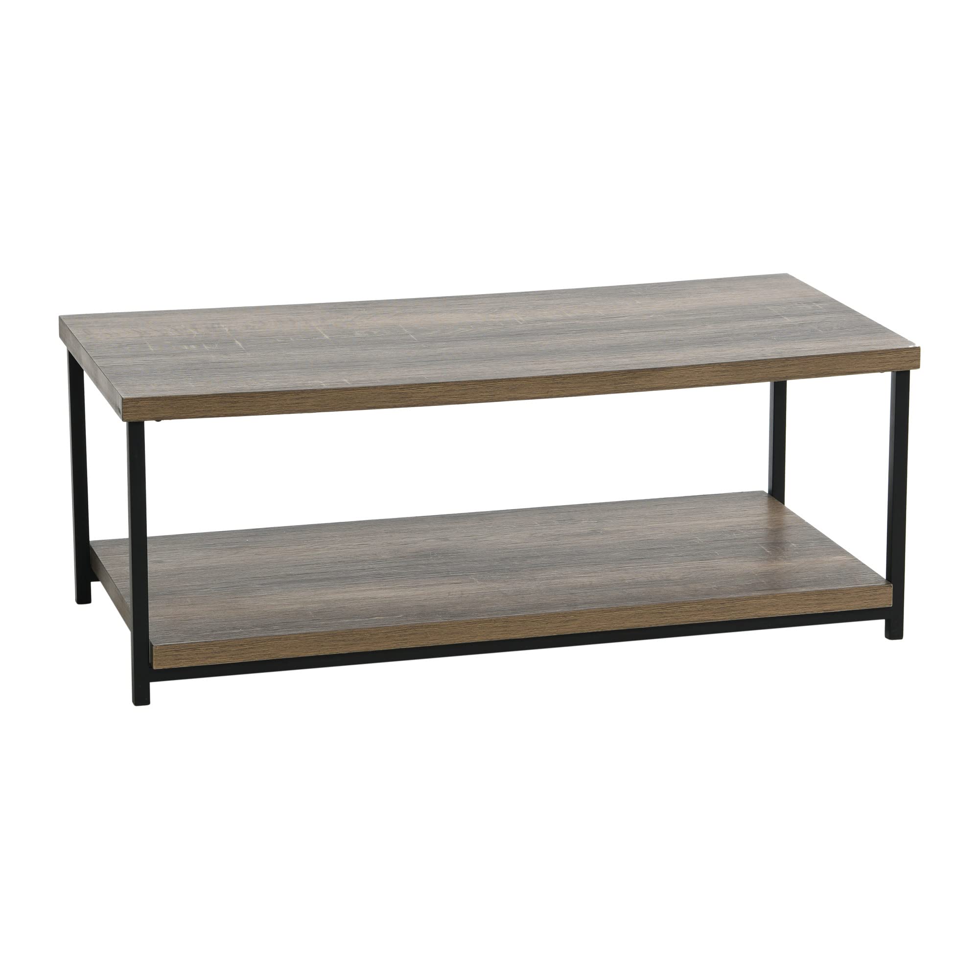 Household Essentials Jamestown Rectangular Coffee Table with Storage
