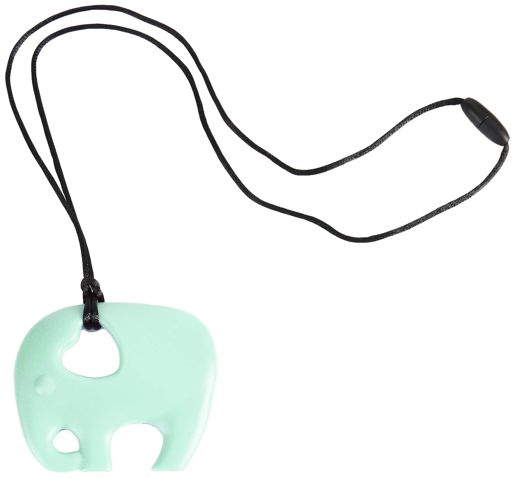 Nibbling Elephant Teether Toy, Mint