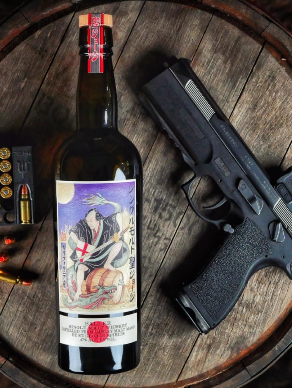 Guns & Whiskey rafraîchisseur de boisson design pour vos soirées dégustation entre amis