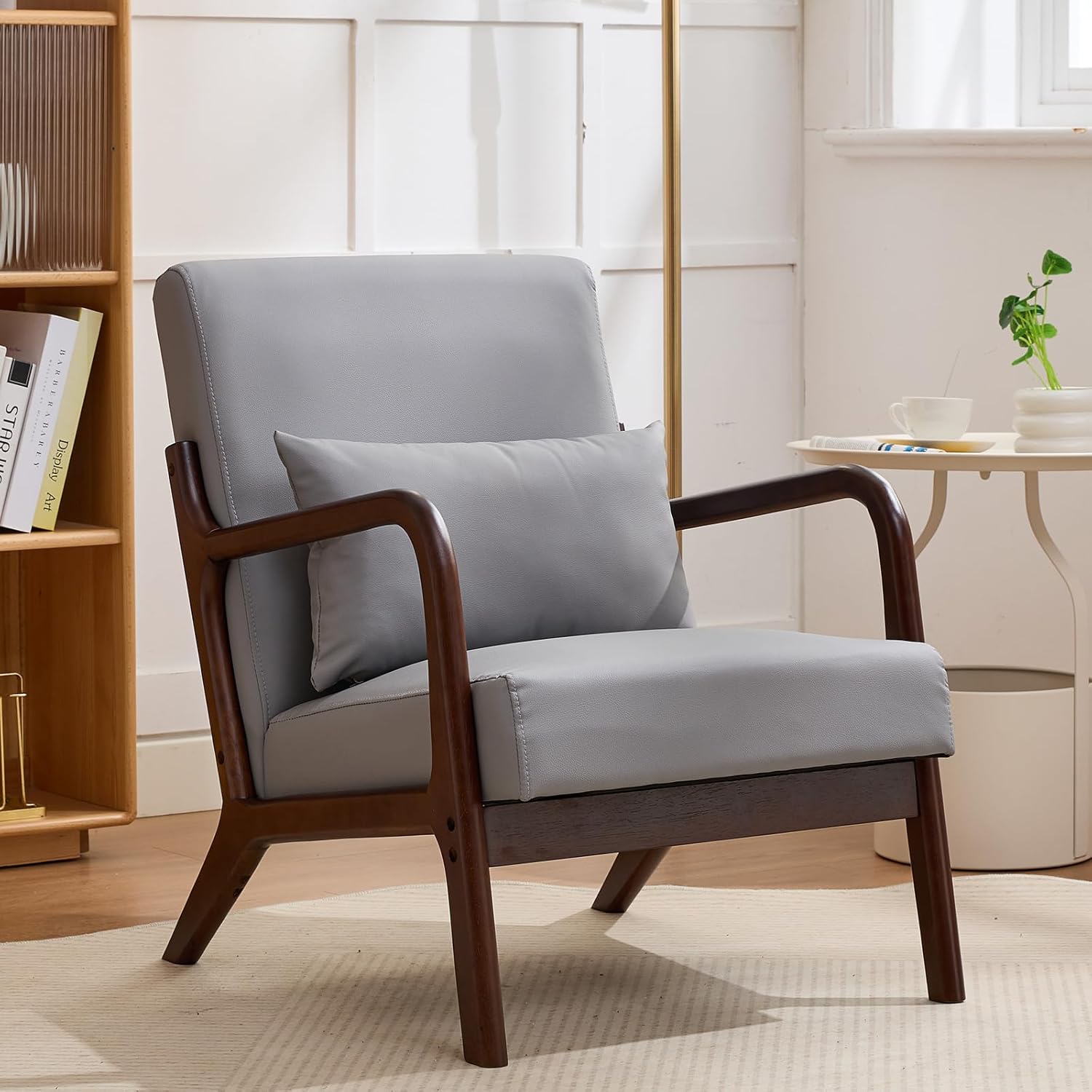 Akeysous Mid Century Modern Accent Chair, Living Room