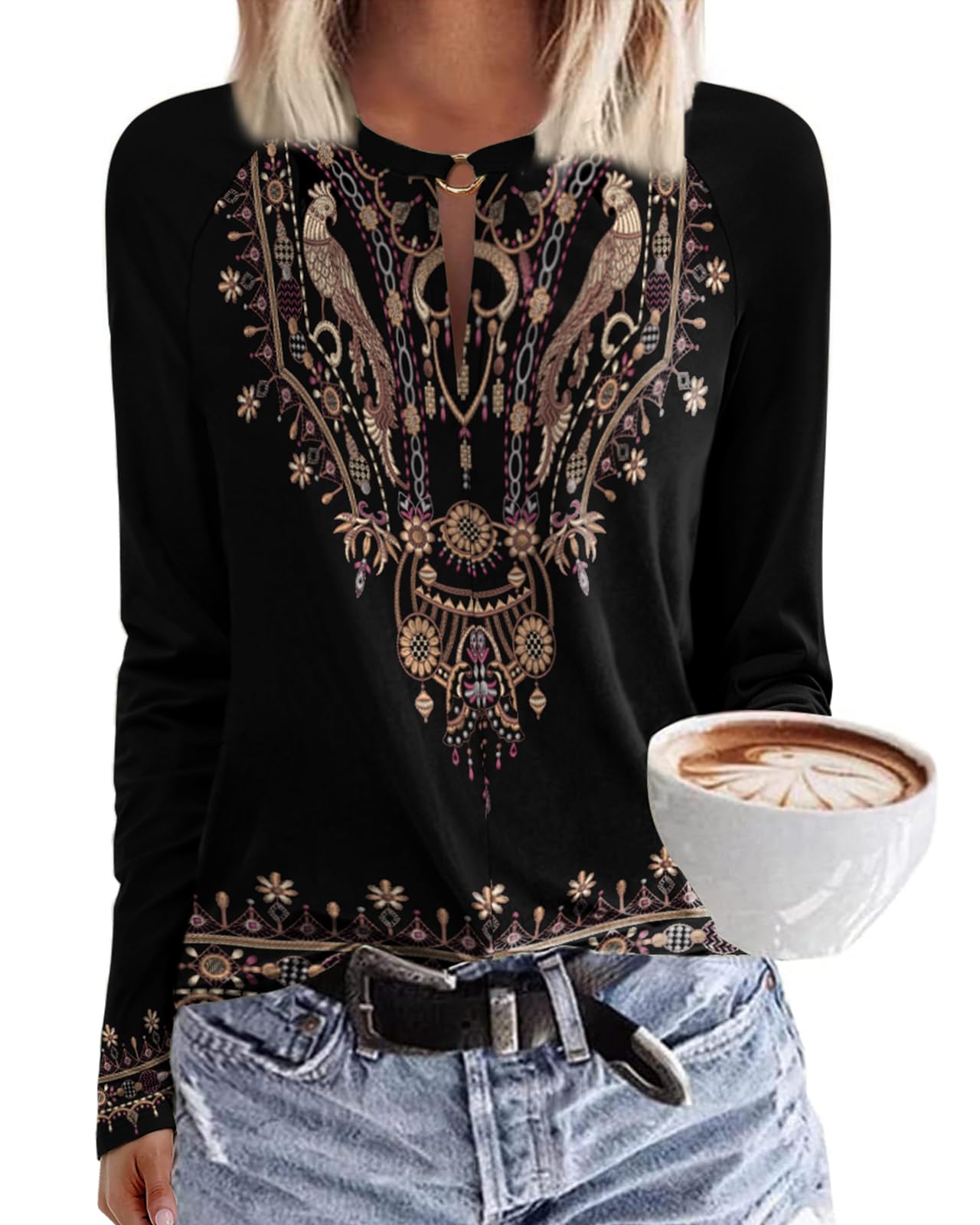 RIROW Tank Tops Women Sleeveless Keyhole V Neck Summer Shirt 2024 New S-2XL