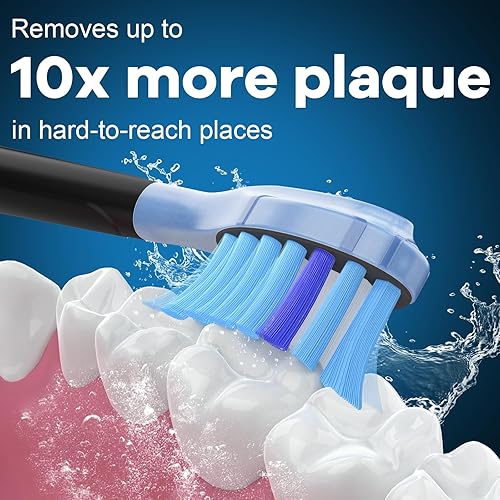 Miniatura 3 de Toptheway Cabezales de repuesto para cepillos de dientes compatibles con Philips Sonicare C-3, ProtectiveClean 4100 5100 6100, cabezales de cepillo