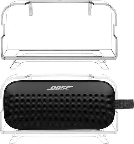 Miniatura 8 de TXEsign Soporte de escritorio para altavoz Bose SoundLink Flex, soporte de mesa retro, soporte de exhibición, soporte de base de montaje de altavoz