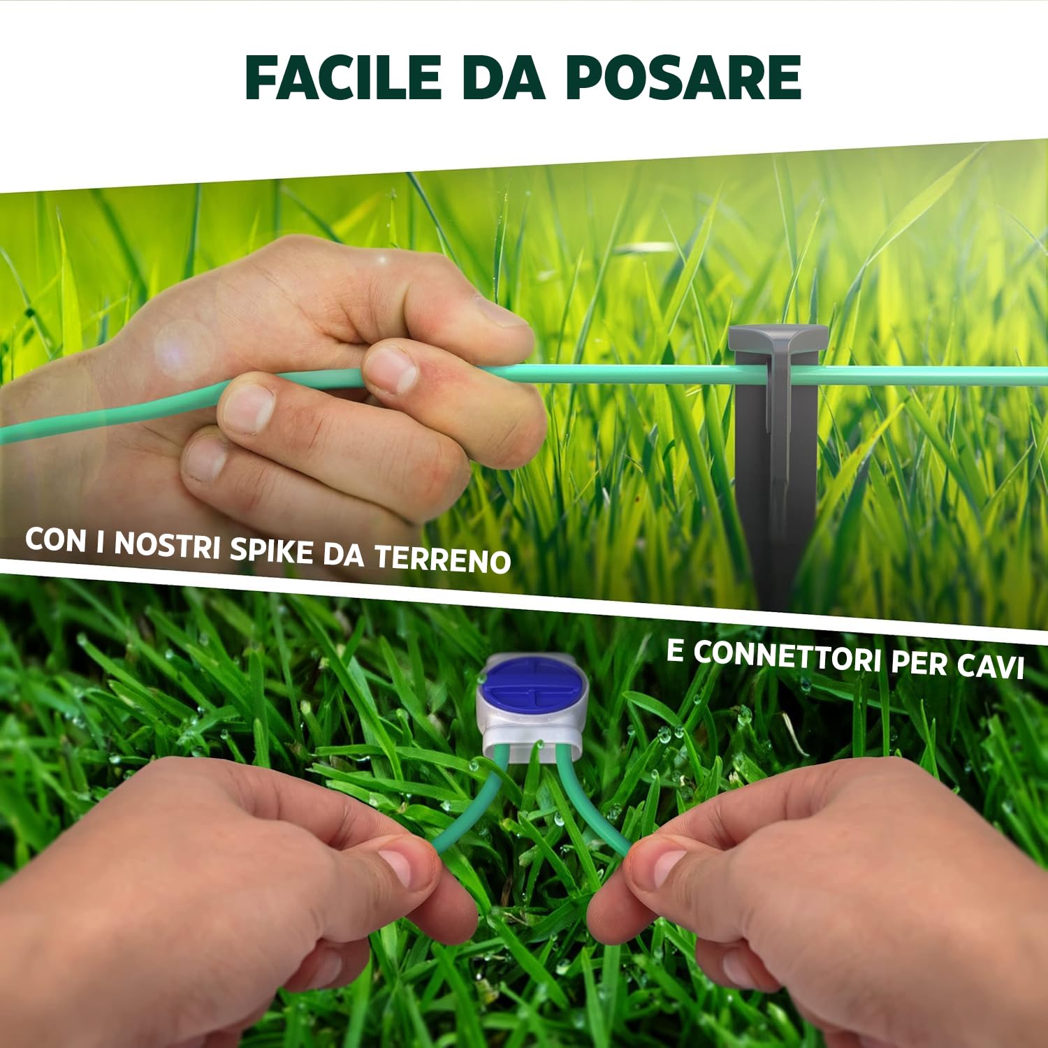 kanoo® Cavo di limitazione universale per robot tosaerba, filo di limitazione per robot tosaerba, cavo di alta qualità, Ø 2,7 mm (300 m)