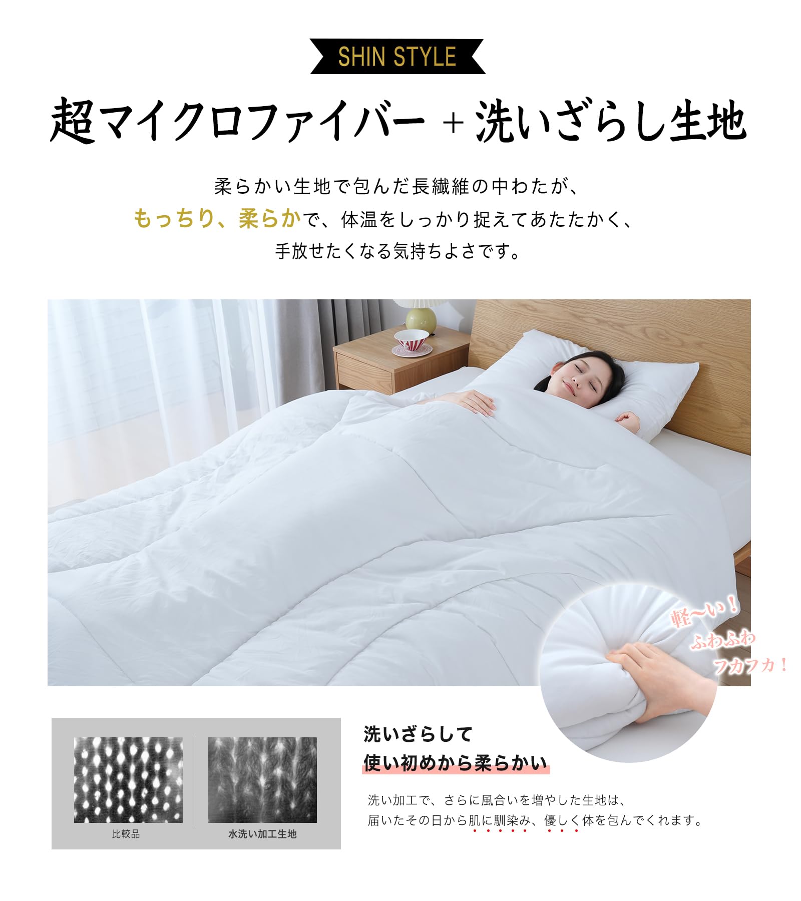 Amazon｜SHIN STYLE 掛け布団 ダブル 冬用 【宇宙エアロゲル+ノーベル