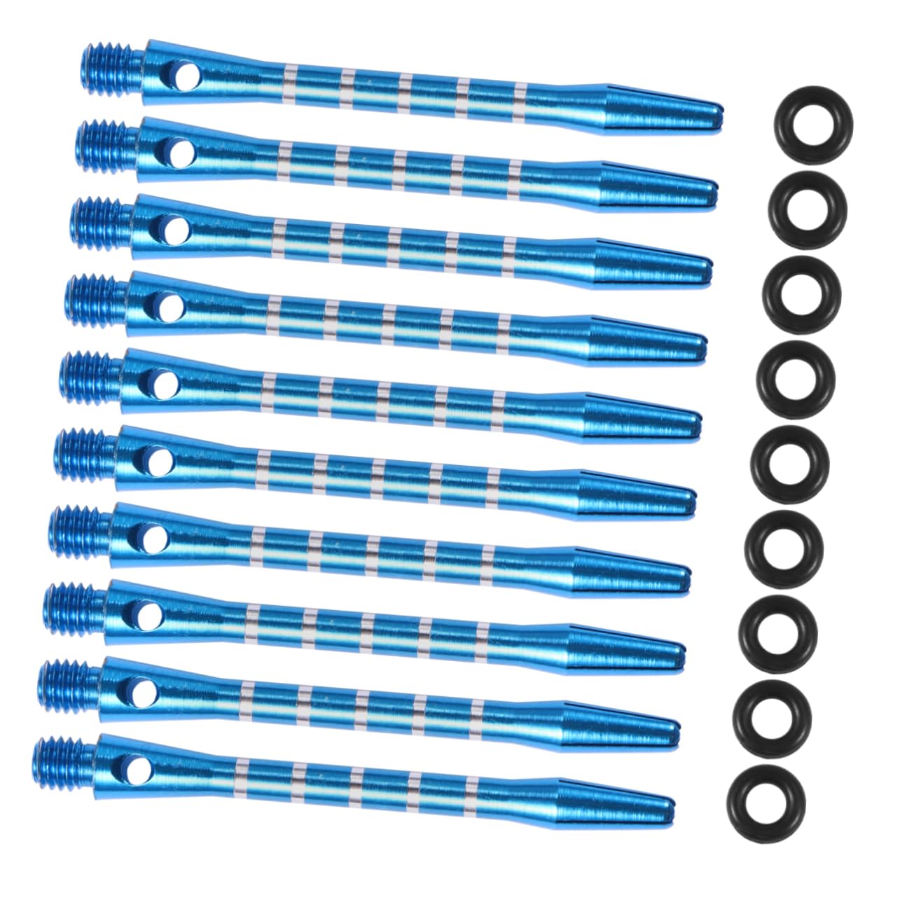 BCOATH Luminium Alloy Shafts Set Flight Rings 2ba Screw Thread 20pcs Shafts for Board Replacement for Shafts and Flights