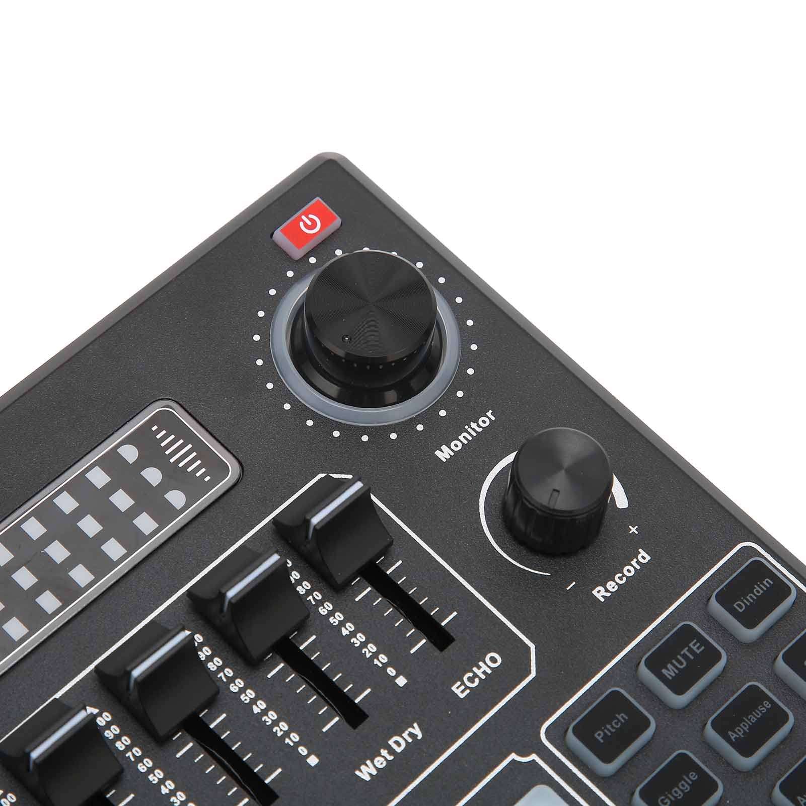Scheda Audio Professionale, Mixer Audio Stereo per Scheda Audio V9 con 16 Effetti Sonori Scheda Audio Dal Vivo per Computer per Telefoni Cellulari, per Trasmissione in Diretta del Telefono Cellulare P