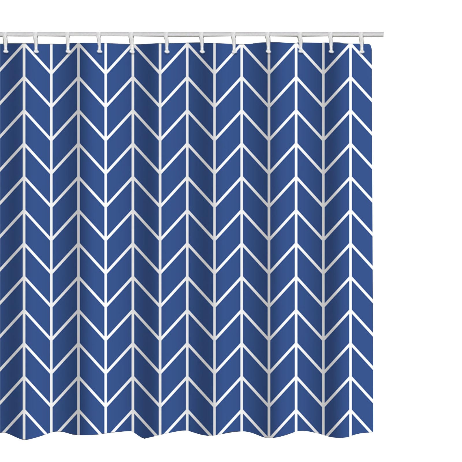 NEWFT Geometric Shower Curtains Polyester Curtain Waterproof Bathroom Decoration with Hooks Modern Shower Curtain Hooks