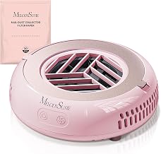 MelodySusie Pocket Nail Vacuum Cleaner HProA for Nails Manicure Nail Design | 6000 RPM, 30 disposable filters, 3 suction modes, portable compact and mini for acrylic nail polish, salon and home use