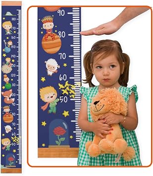 Childrens Room Wall Length Measurement Table with Little Prince Design