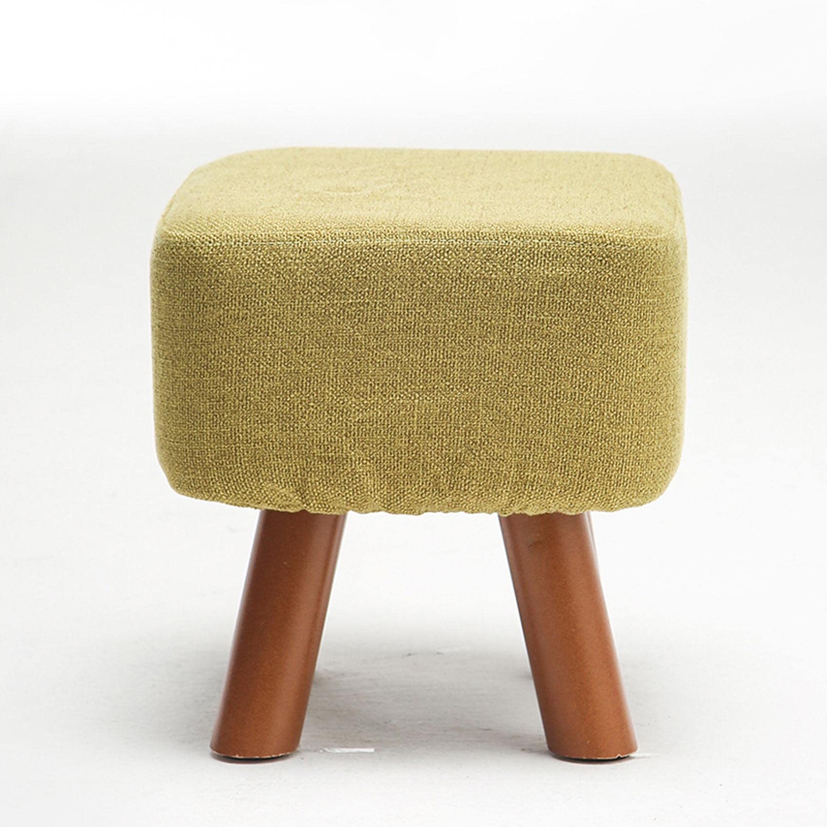Tabouret de pied ottoman en lin haut de gamme pour chambre