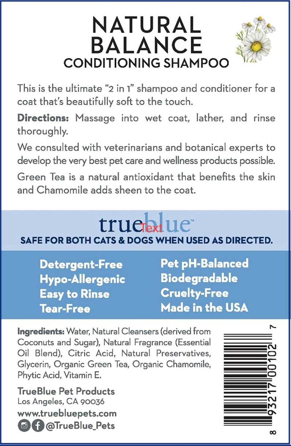 true blue dog shampoo