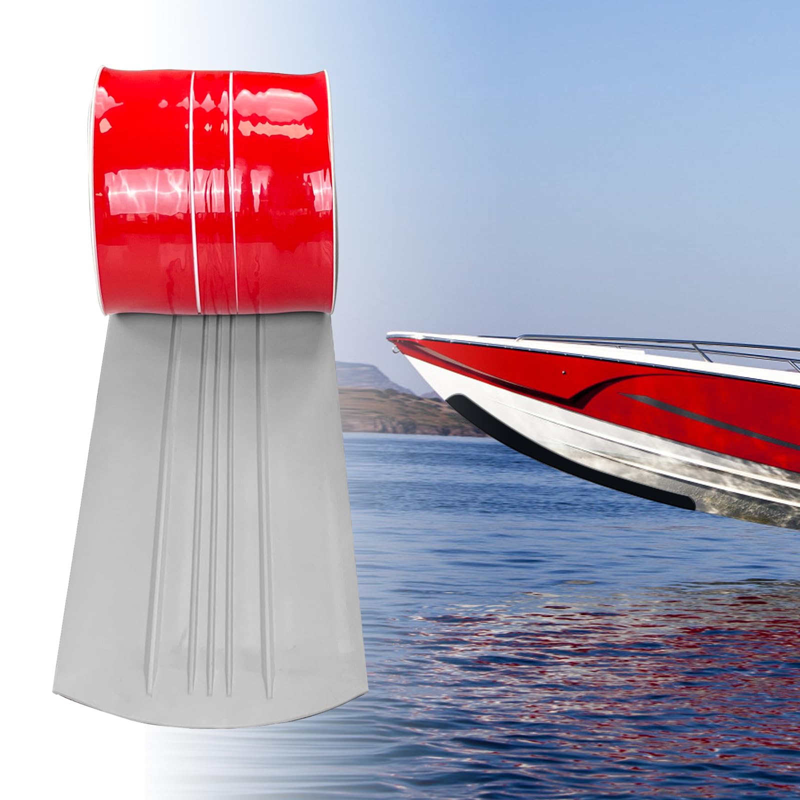 TONGMO Keel Guard: Self-Adhesive Shield Keel Guard for Protecting Fiberglass and Specific Aluminum Boats from Rocks, Oyster Beds, and Scratches 5