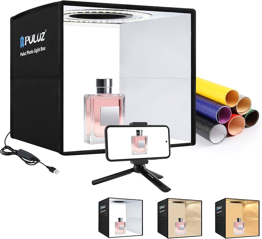 Amazon.com : Mini Photo Light Box Photography, PULUZ 25cm/9.8inch