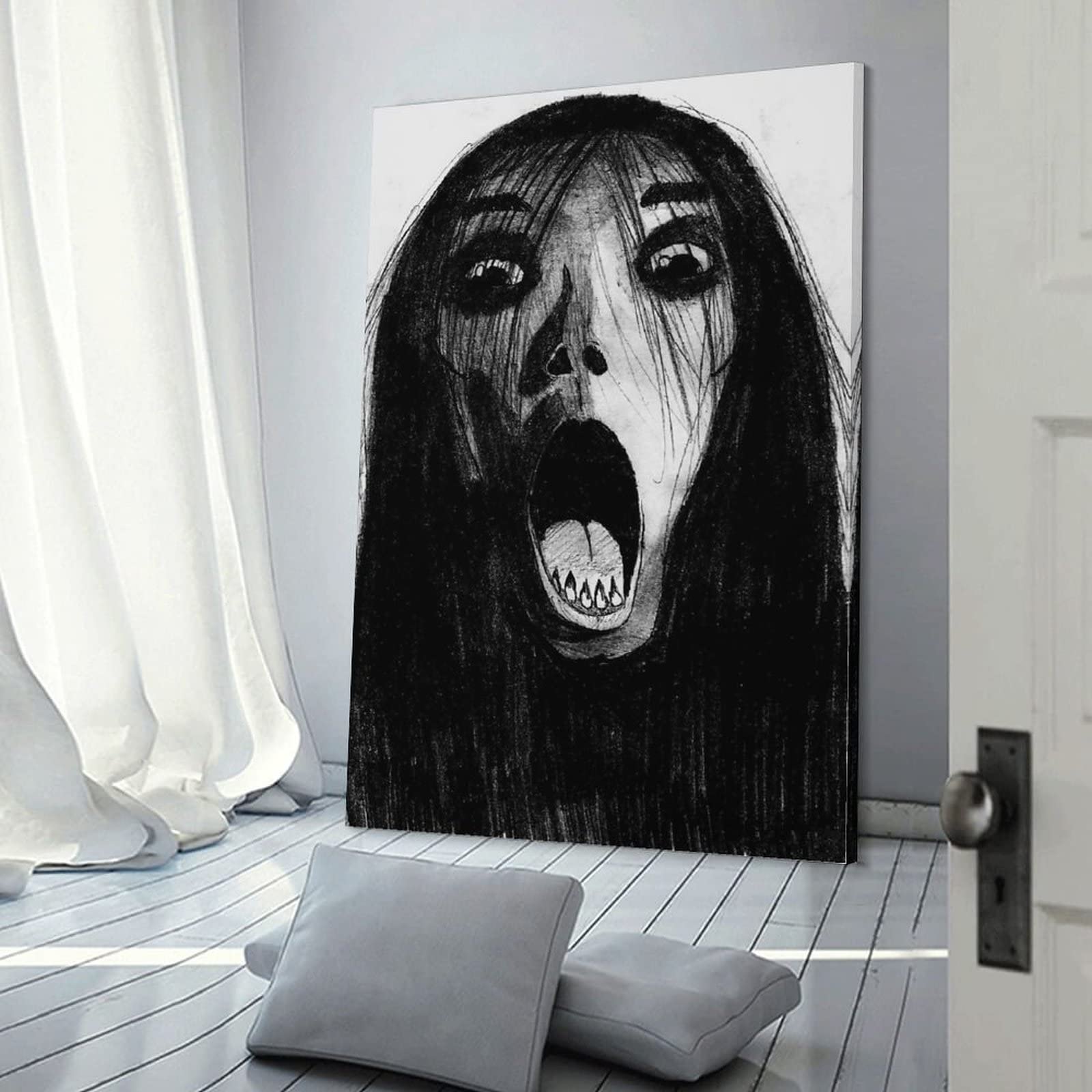 Poster Horror Su Tela - Urlo Iconico, 30x45 Cm, Perfetto Per Camera Da Letto - Foto 4