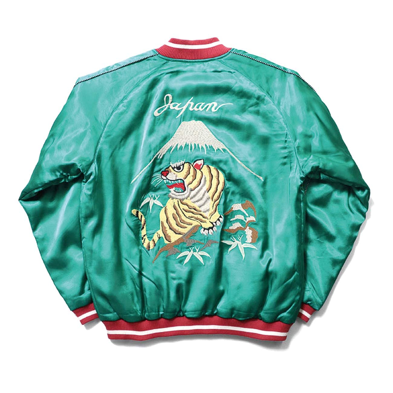 HOUSTON スカジャン XX-LARGE 緑色 Amazon.co.jp: (ヒューストン)HOUSTON レーヨンスカジャン