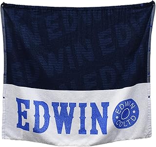 ラップタオル キッズ 男の子 80cm EDWIN エドウィン 巻きタオル ラップタオル 子供用 綿 4357051 4357061 (061NAVY, 100)