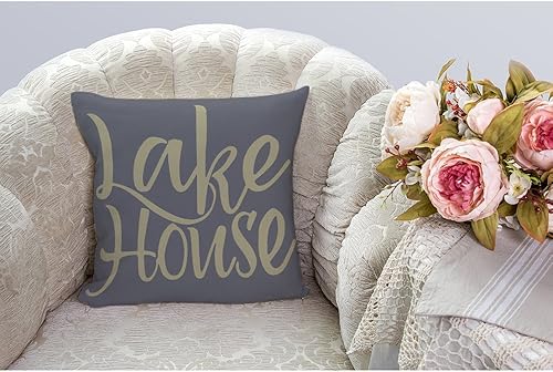 Miniatura 9 de HGOD DESIGNS Funda de almohada Let It Snow Copo de nieve de algodón y lino, funda de almohada para hombres y mujeres, decoración del hogar, sofá,