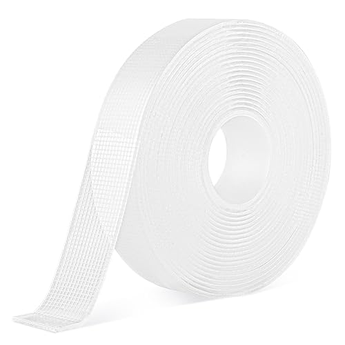 Cinta adhesiva de doble cara resistente, 1 pulgada x 17 pies extraíble de montaje nano cinta adhesiva, lavable y reutilizable, cinta adhesiva de