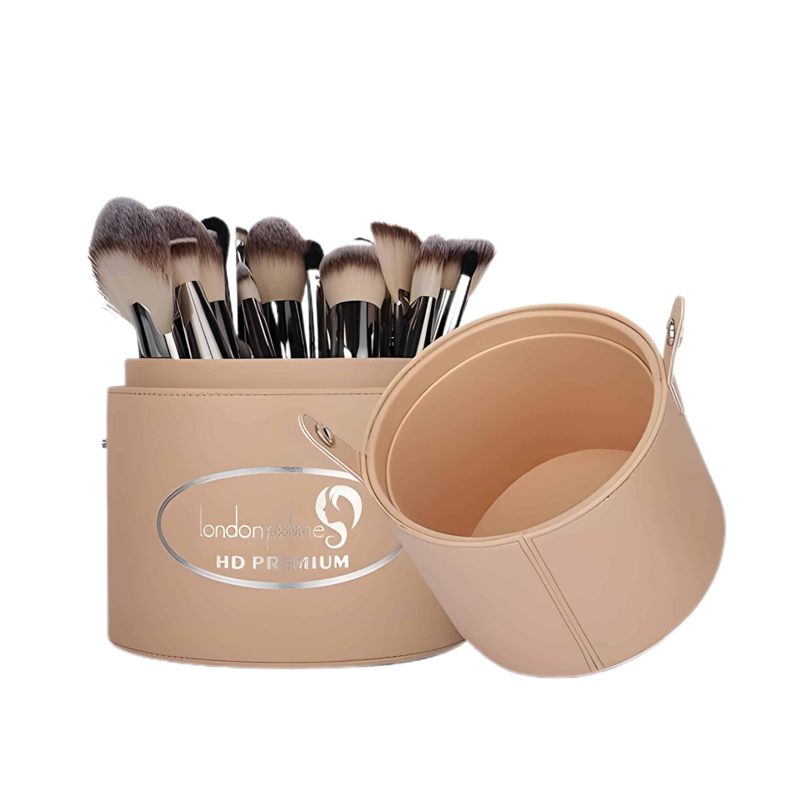 LONDON PRIME HD Professional Makeup Brush Set 24 Pcs Peach – Soft Branded Makeup Brush Sets for Beginners & Experts, Eye Makeup Brush Set, Travel-Friendly Makeup Brush Kit for Daily Use-image-29