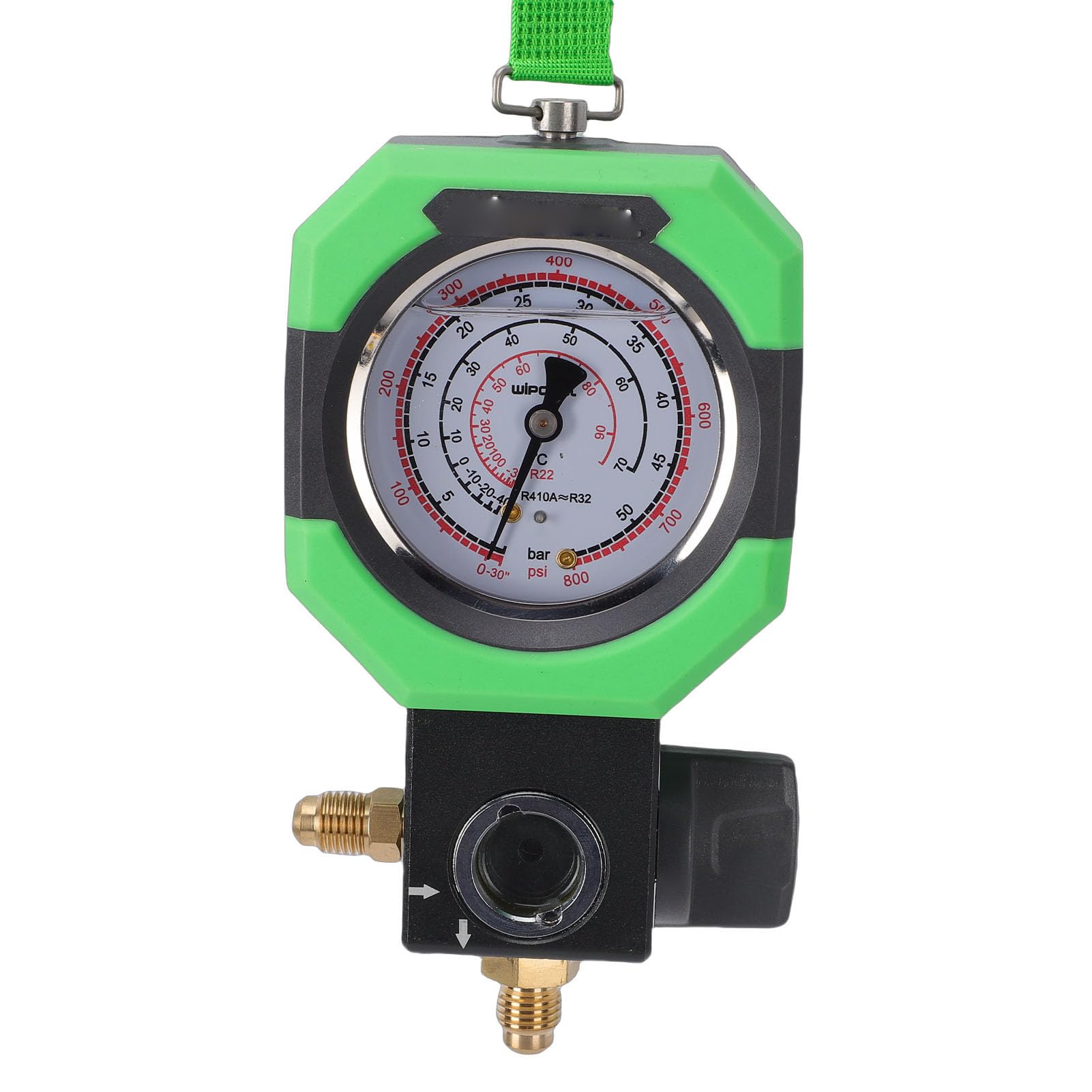 Generic Manometro del Collettore Ad Alta Pressione Manometro di Refrigerazione Facile da Usare per R410 R22 R32
