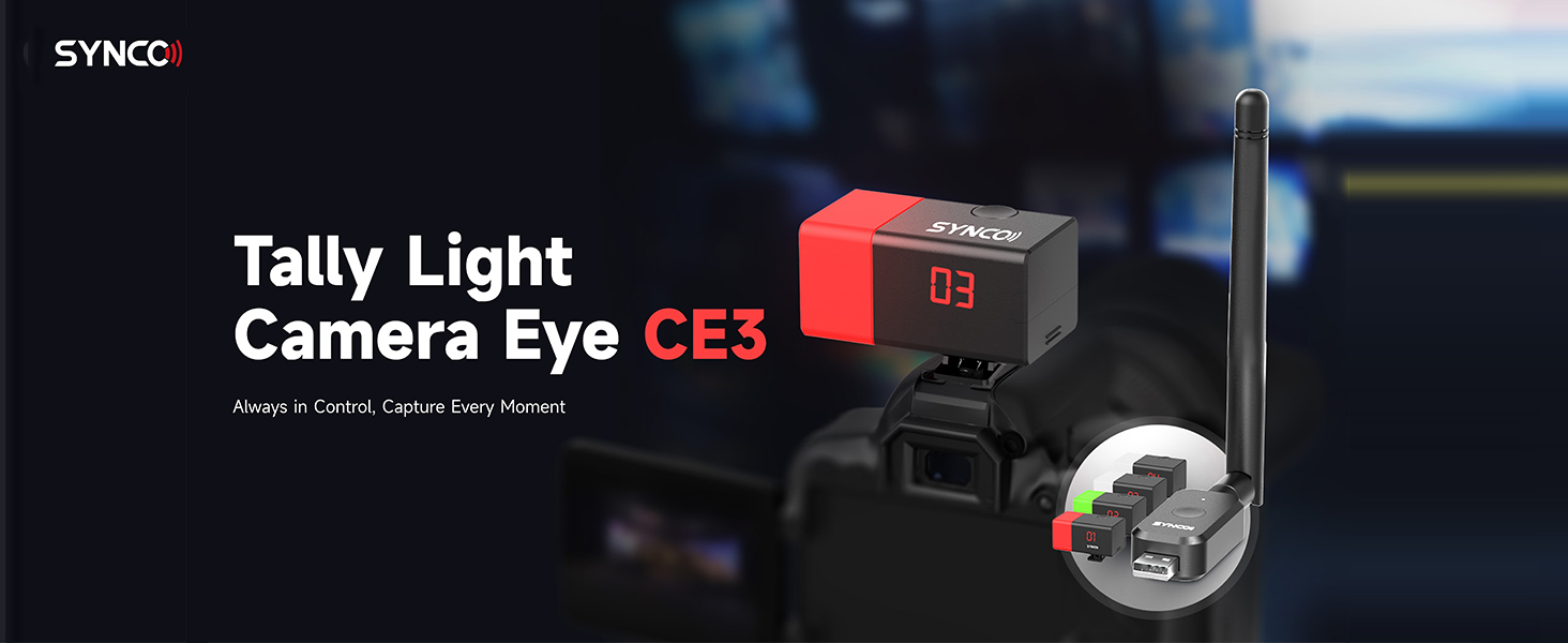 Amazon.com : SYNCO Wireless Tally Light Camera Eye CE3