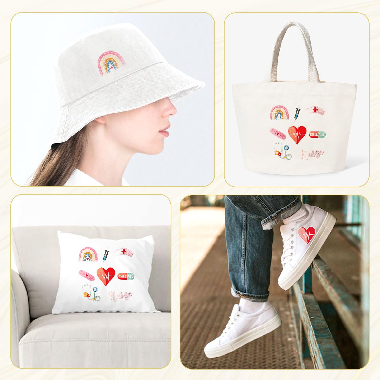 30 PCS TOPPE Artigianali Fai Da Te Applique Per Vestiario Riparazione