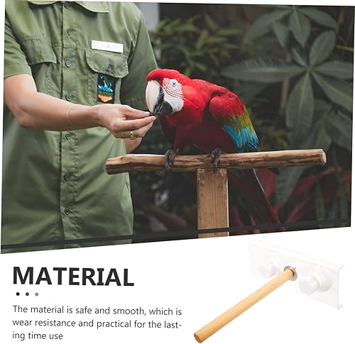 Miniatura 3 de Soporte para pájaros de loro, jaula para pájaros, perca colgante, soporte de juego para loros, suministros de baño para pájaros, juguetes de baño,