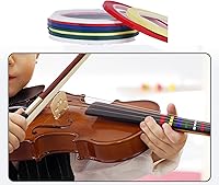 Vista 5 de 7 rollos de cintas para diapasón de violín, calcomanías de guía de dedo para violín, posiciones de violonchelo de 216 pies, cinta para practicar
