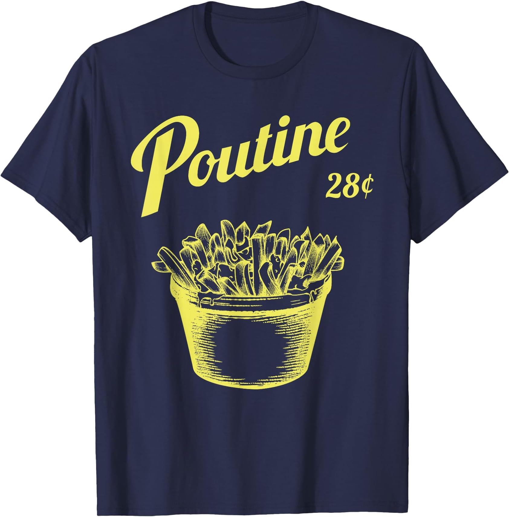 Retro Poutine t-Shirt - Canada t-Shirt - Montreal T-Shirt