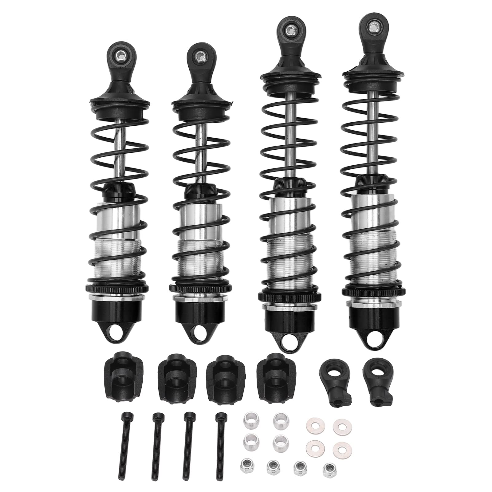 Przedni tylny amortyzator RC ze stopu aluminium o wysokiej wytrzymałości dla 1/7 MOJAVE 1/8 Kraton (czarny)