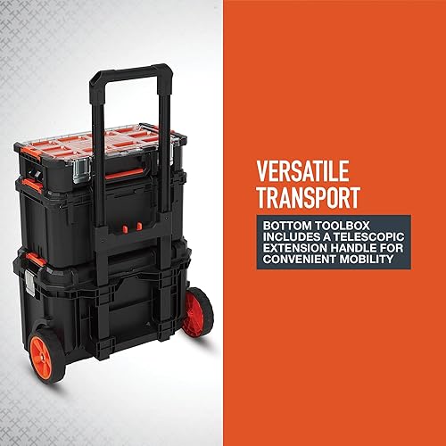 Miniatura 5 de Ironton Sistema modular de caja de herramientas rodante ligera